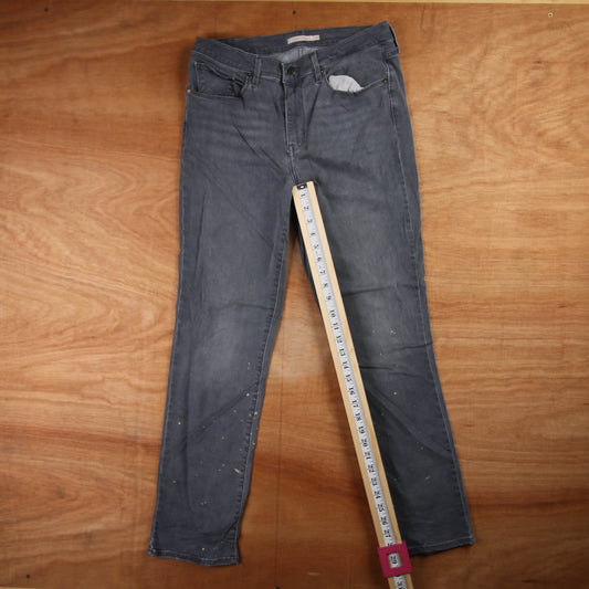 Levi's Red Tab W32 L29 Classic Straight Grey Denim Jeans