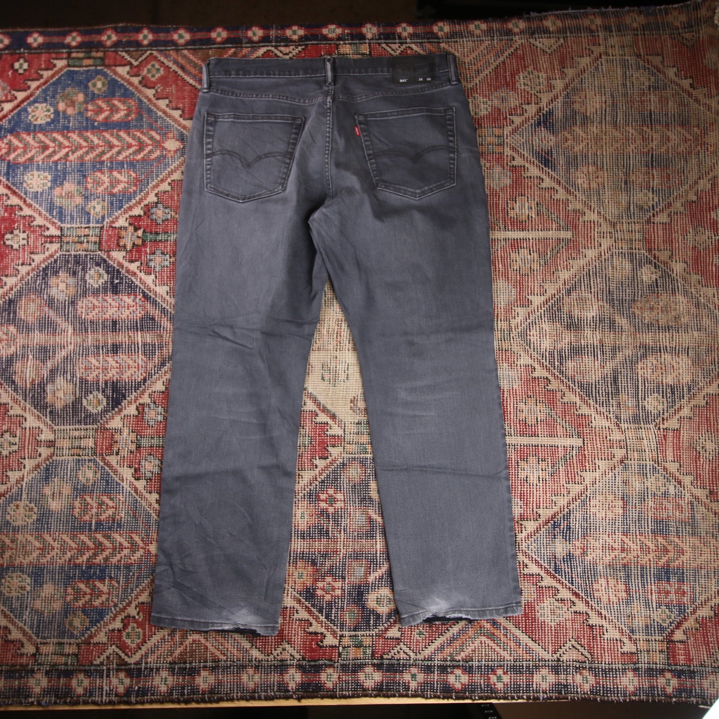 Levi's 541 W38 L28 Tapered Leg Black Denim Jeans