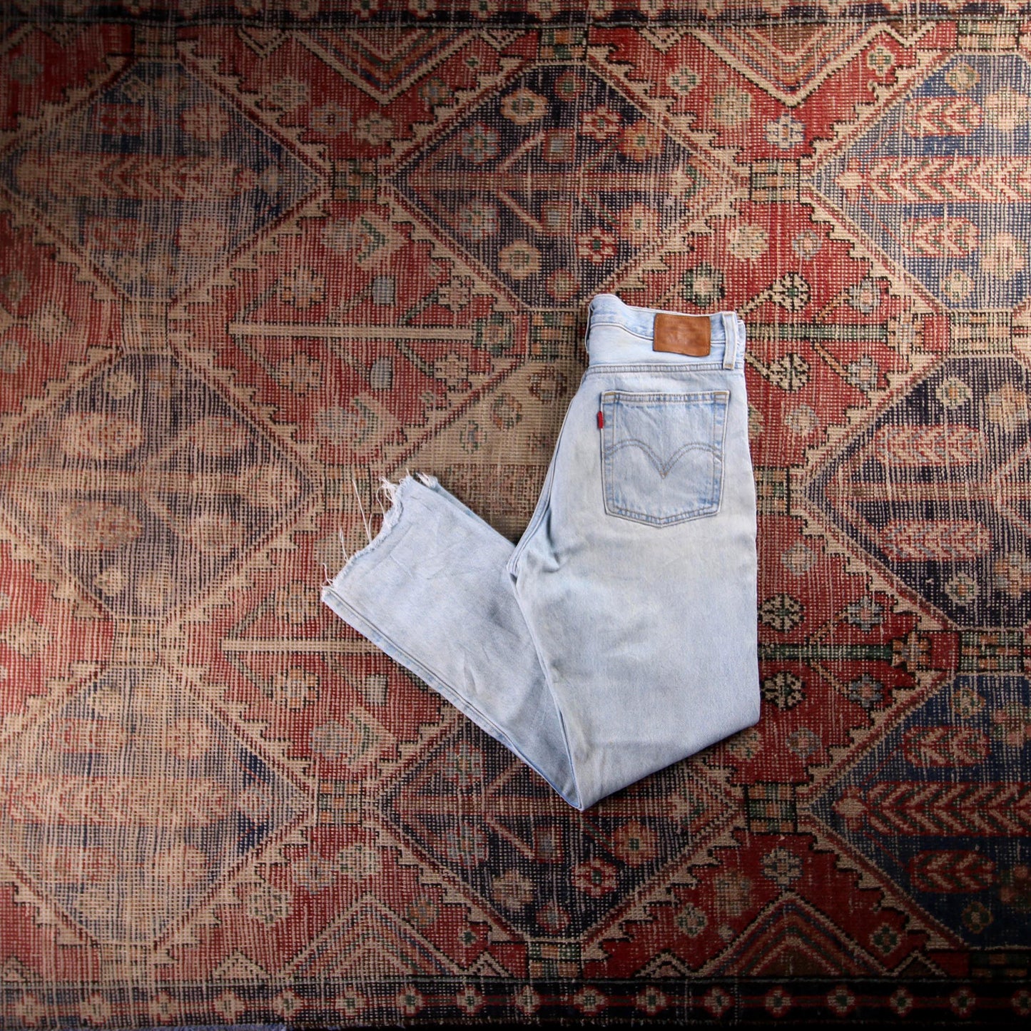 Levi's 724 Red Tab W30 L27 Straight Leg Blue Denim Jeans