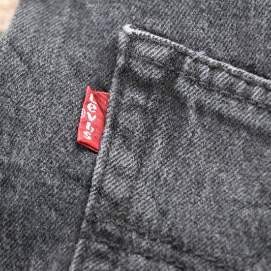 Levi's 511 W28 L28 Slim Fit Black Denim Jeans