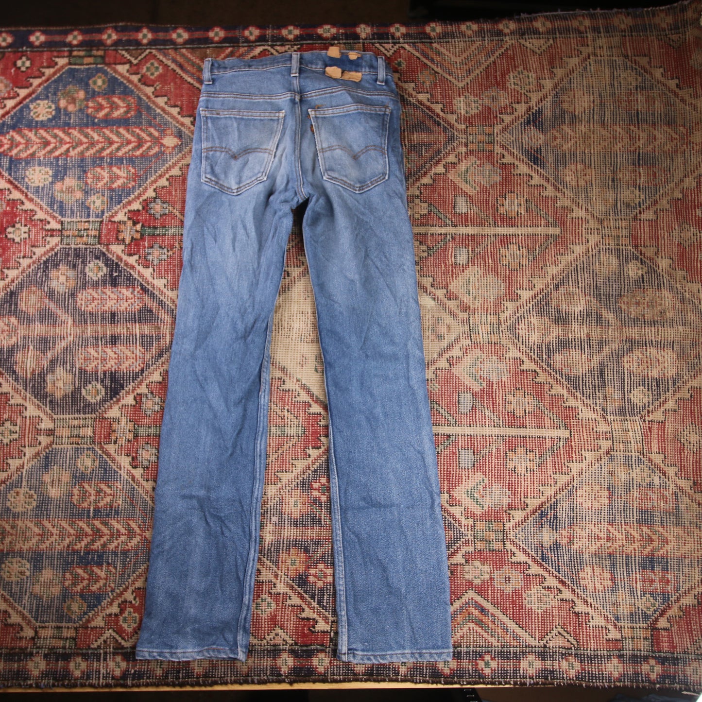 Levi's W30 L34 Straight Leg Blue Denim Jeans