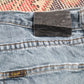 Lee W32 L32 Straight Leg Relaxed Fit Classic Ripped Style Blue Denim Jeans