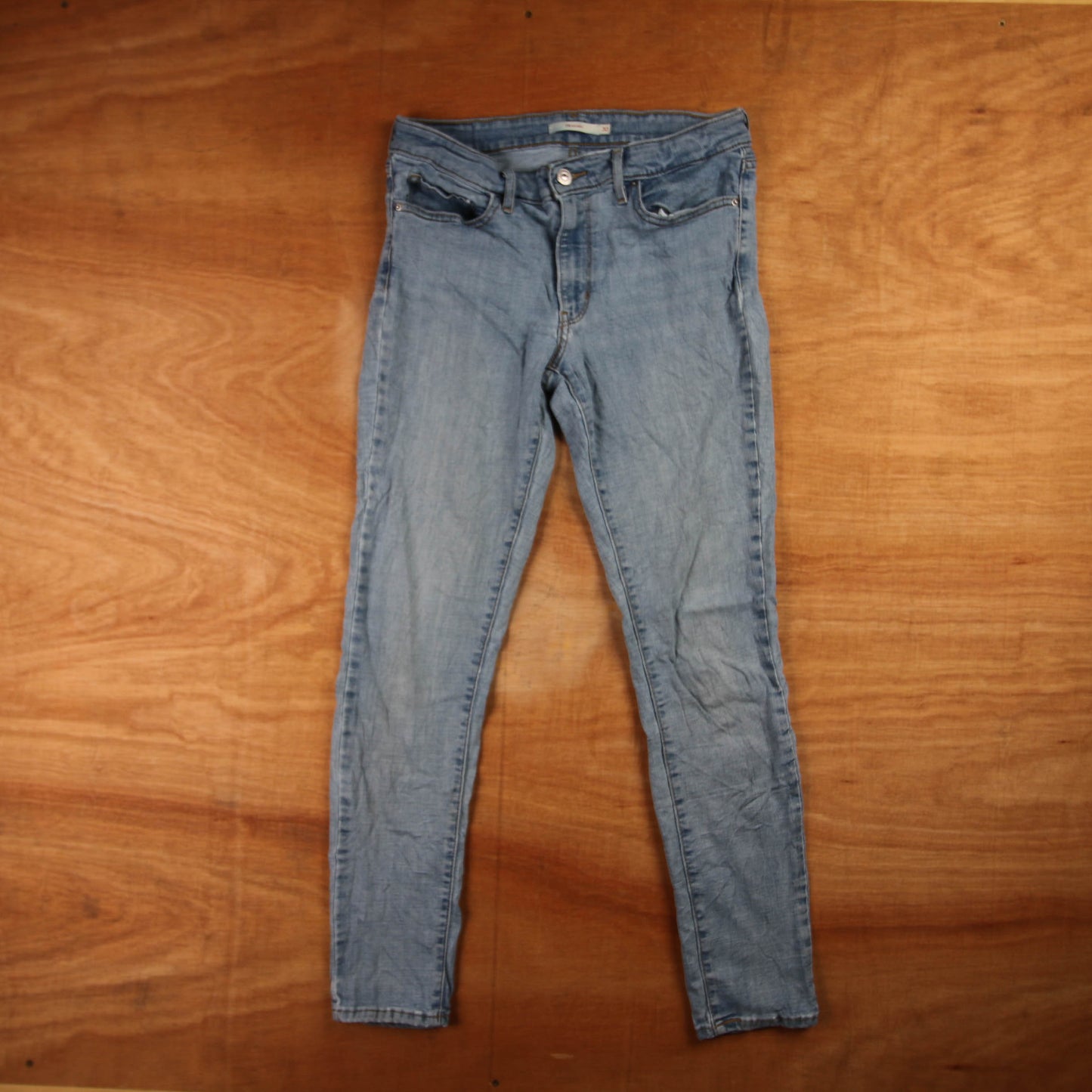 Levi's 711 Red Tab W30 L28 Skinny Blue Denim Jeans