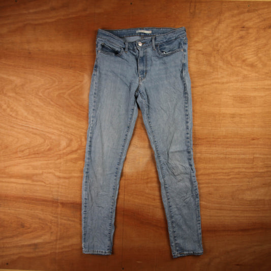 Levi's 711 Red Tab W30 L28 Skinny Blue Denim Jeans