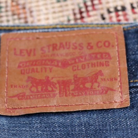 Levi's W36 L35 Straight Leg Loose Fit Blue Denim Jeans