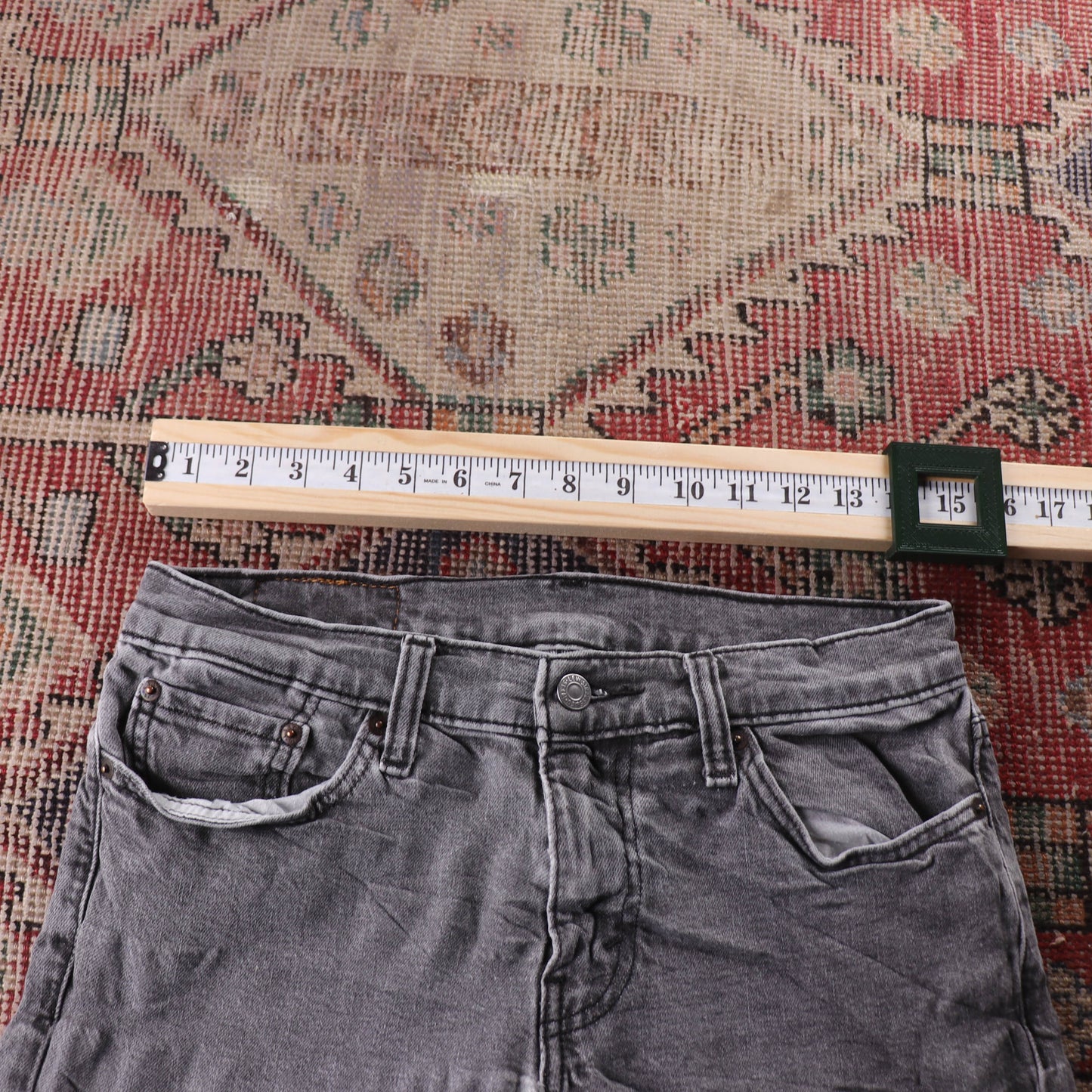 Levi's 511 Red Tab W30 L30 Slim Fit Grey Denim Jeans