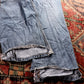 Levi's 527 W34 L31 Bootcut Classic Ripped Style Blue Denim Jeans