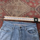 Wrangler W34 L30 Straight Leg Blue Denim Jeans