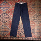 Dickies W26 L30 Straight Leg Blue Cotton Blend Trousers