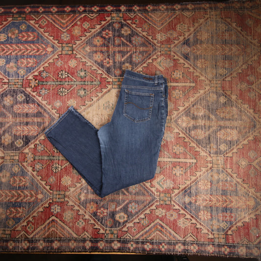 Lee W32 L30 Straight Leg Relaxed Fit Blue Denim Jeans