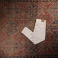 Levi's 711 Red Tab W32 L24 Skinny Classic Ripped Style White Denim Jeans