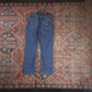 Lee W28 L24 Straight Leg Blue Denim Jeans