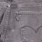 Levi's 314 W30 L29 Straight Leg Black Denim Jeans
