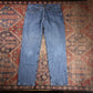 Lee W36 L32 Straight Leg Loose Fit Blue Denim Jeans