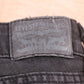 Levi's 711 Red Tab W28 L26 Skinny Fit Black Denim Jeans