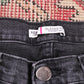 Lee W32 L28 Straight Leg Black Denim Jeans