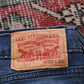 Levi's 519 Red Tab W32 L31 Slim Blue Denim Jeans