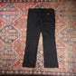 Dickies W34 L27 Straight Leg Black Cotton Blend Trousers