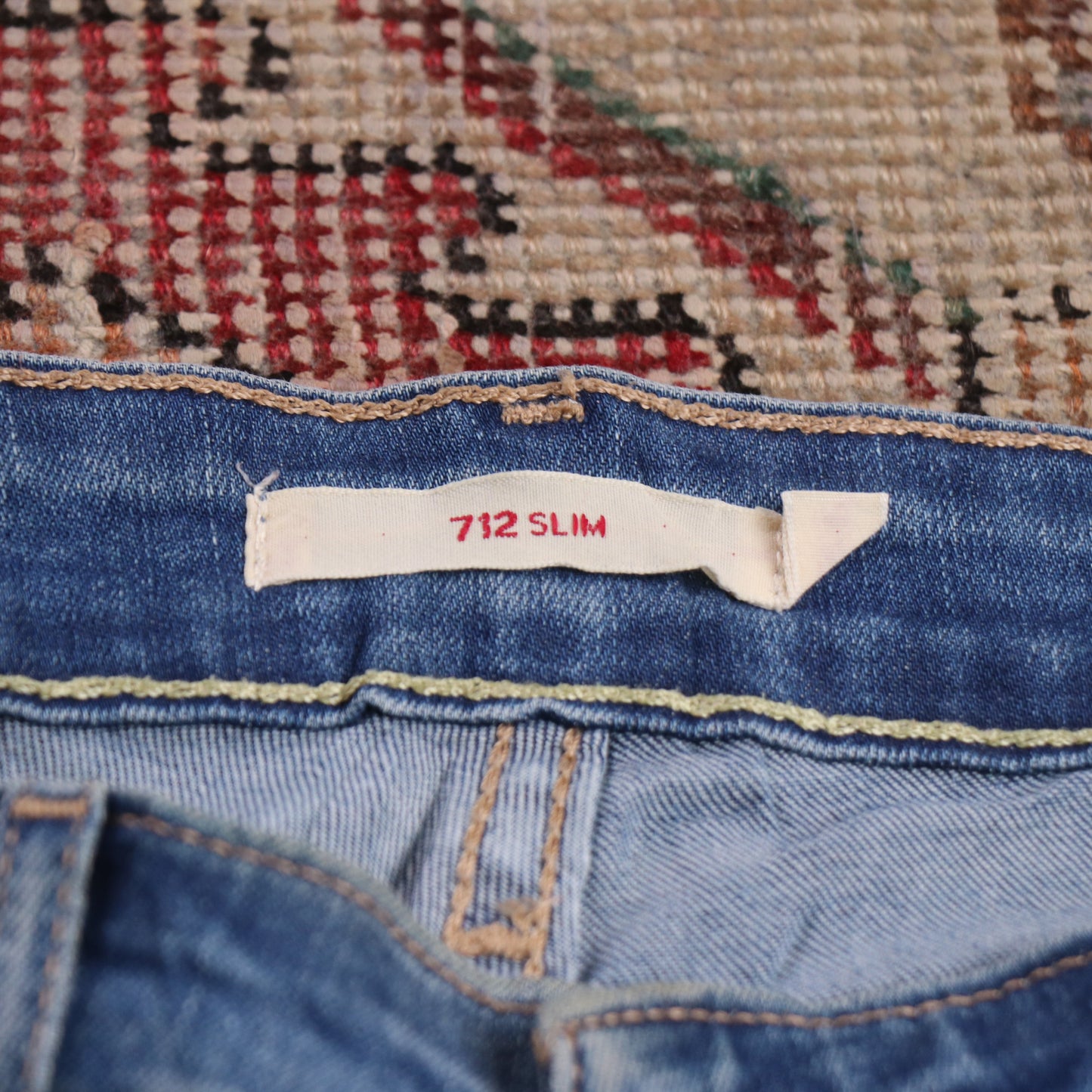 Levi's 712 W30 L28 Slim Fit Blue Denim Jeans