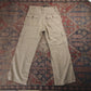 Levi's W32 L27 Cargo Beige Cotton Blend Trousers