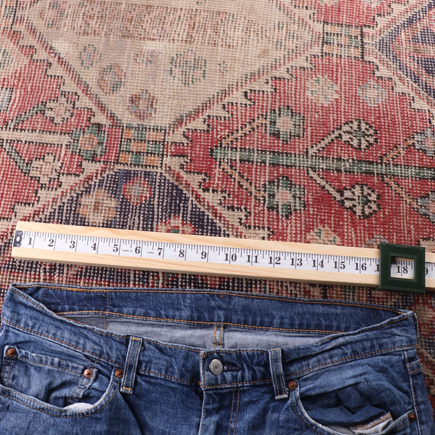 Levi's 514 Red Tab W36 L34 Straight Leg Blue Denim Jeans