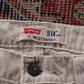 Levi's 514 Red Tab W34 L30 Straight Leg Blue Denim Jeans