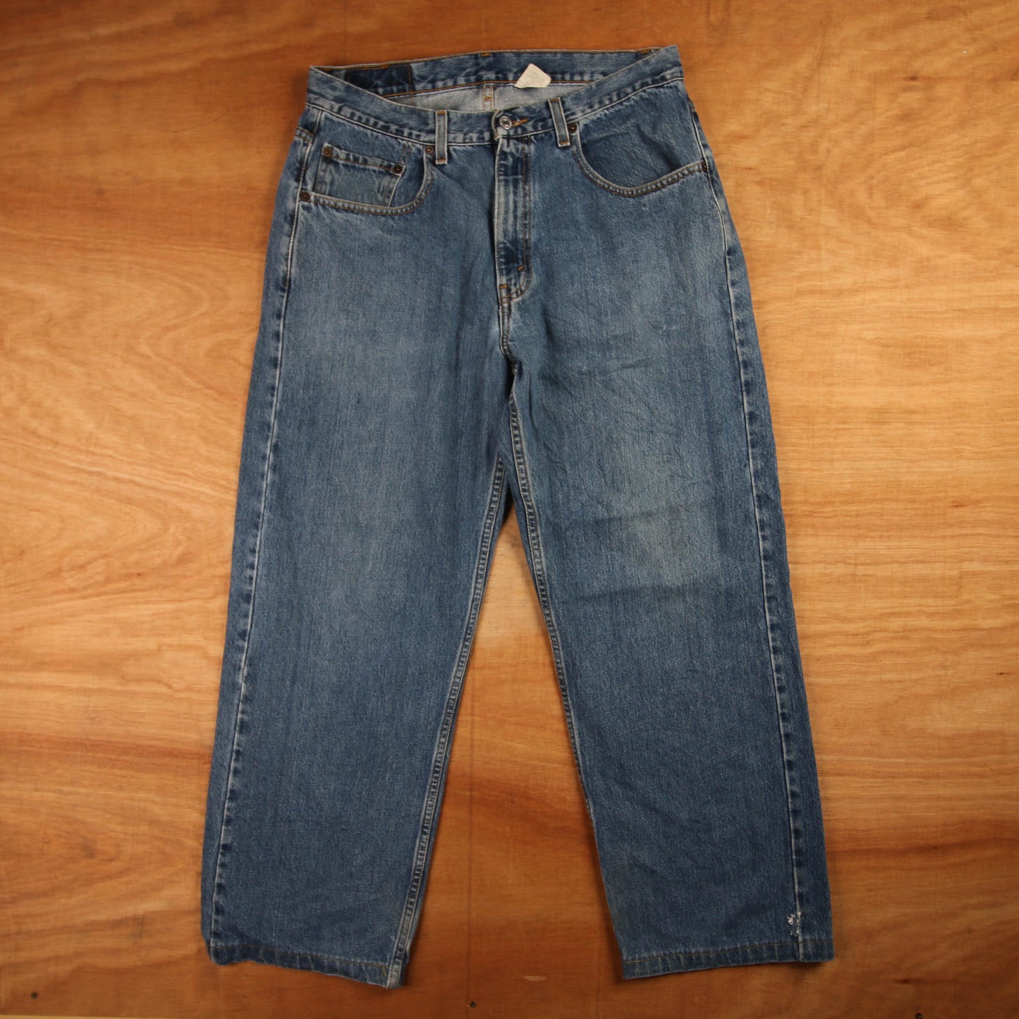 Levi's 569 Red Tab W32 L28 Straight Leg Loose Fit Blue Denim Jeans