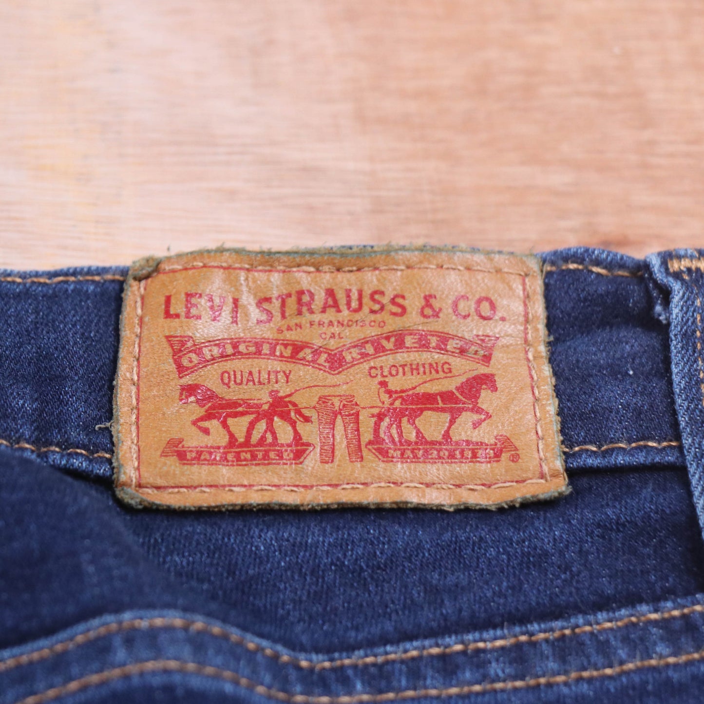 Levi's 312 Red Tab W28 L29 Skinny Blue Denim Jeans