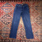 Lee W28 L27 Straight Leg Regular Fit Blue Denim Jeans