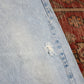 Wrangler W34 L30 Straight Leg Relaxed Fit Blue Denim Jeans