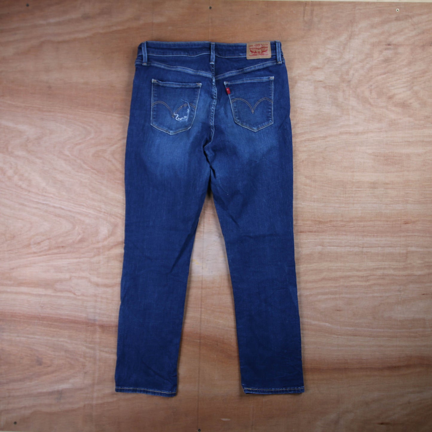Levi's 711 Red Tab W30 L27 Skinny Blue Denim Jeans