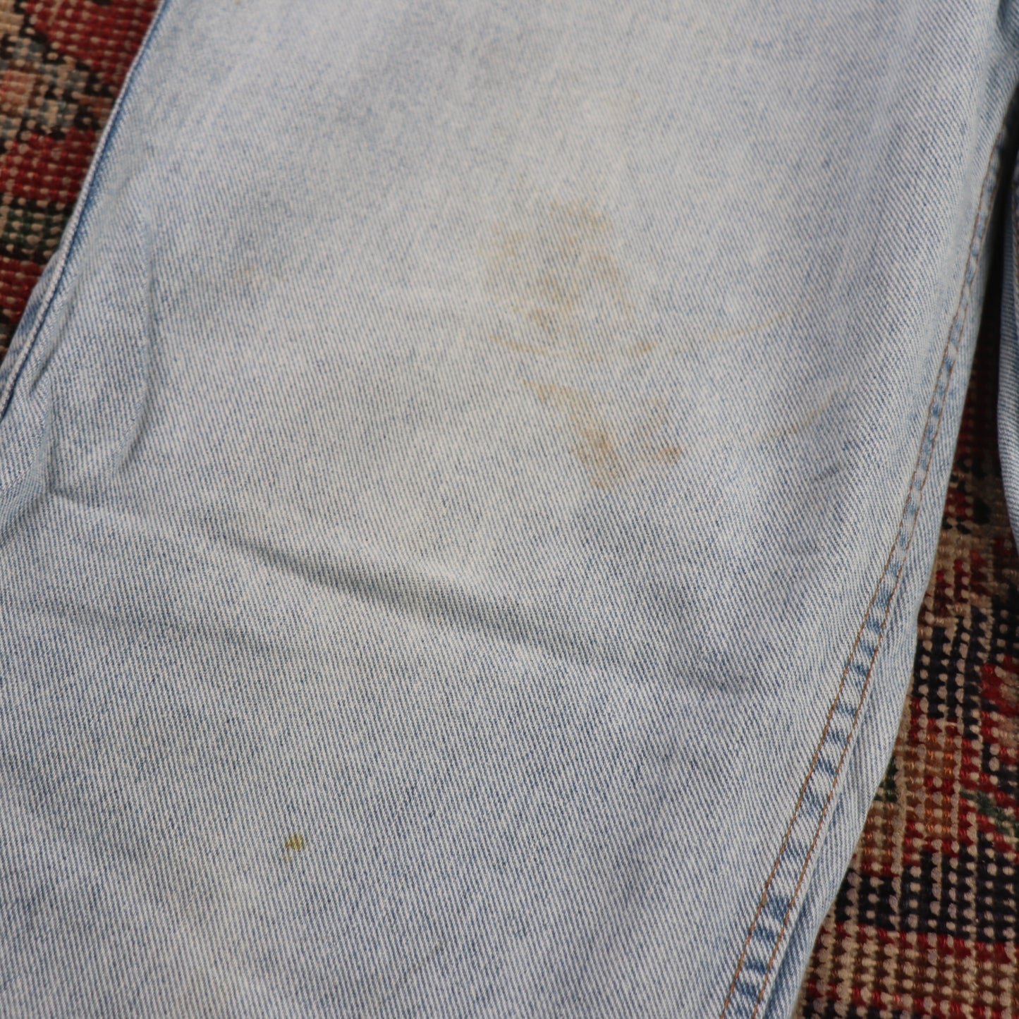 Levi's 540 Orange Tab W34 L29 Relaxed Fit Blue Denim Jeans