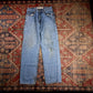 Levi's 550 W28 L30 Tapered Leg Relaxed Fit Blue Denim Jeans