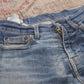 Levi's W28 L26 Skinny Classic Ripped Style Blue Denim Jeans