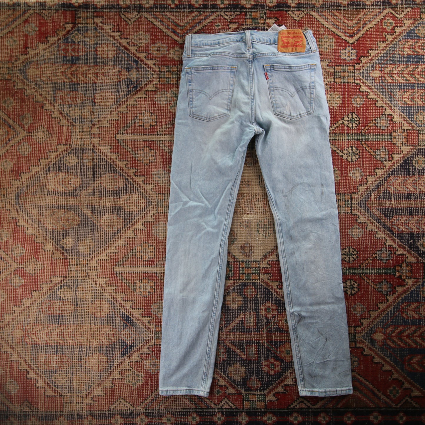 Levi's 501 Red Tab W30 L30 Original Fit Blue Denim Jeans