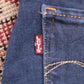 Levi's W30 L25 Straight Leg Blue Denim Jeans