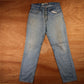 Levi's 516 Red Tab W32 L31 Slim Fit Blue Denim Jeans