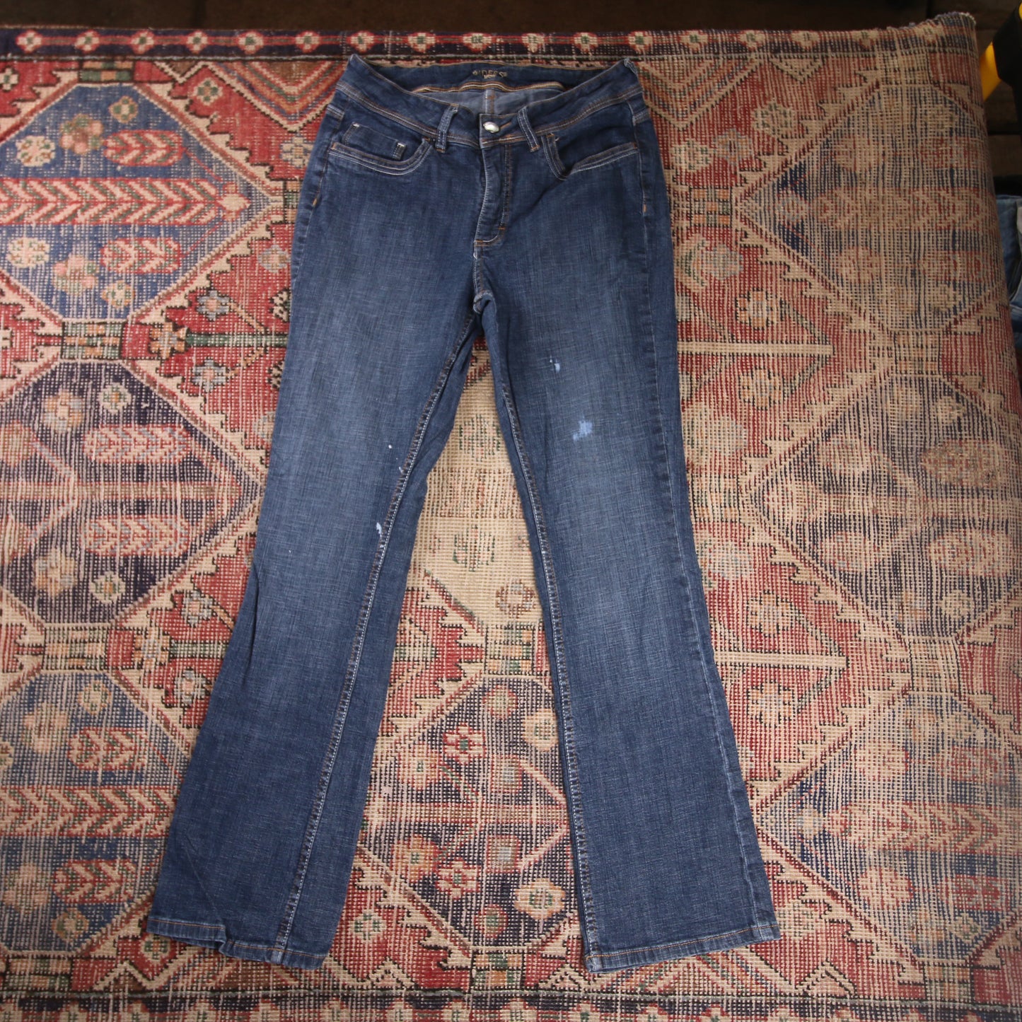 Lee W30 L31 Flared Blue Denim Jeans