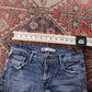 Levi's 501 W28 L30 Original Fit Classic Ripped Style Blue Denim Jeans