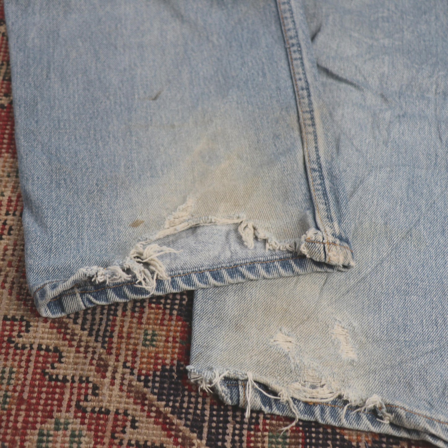 Levi's 550 W38 L32 Tapered Leg Relaxed Fit Blue Denim Jeans