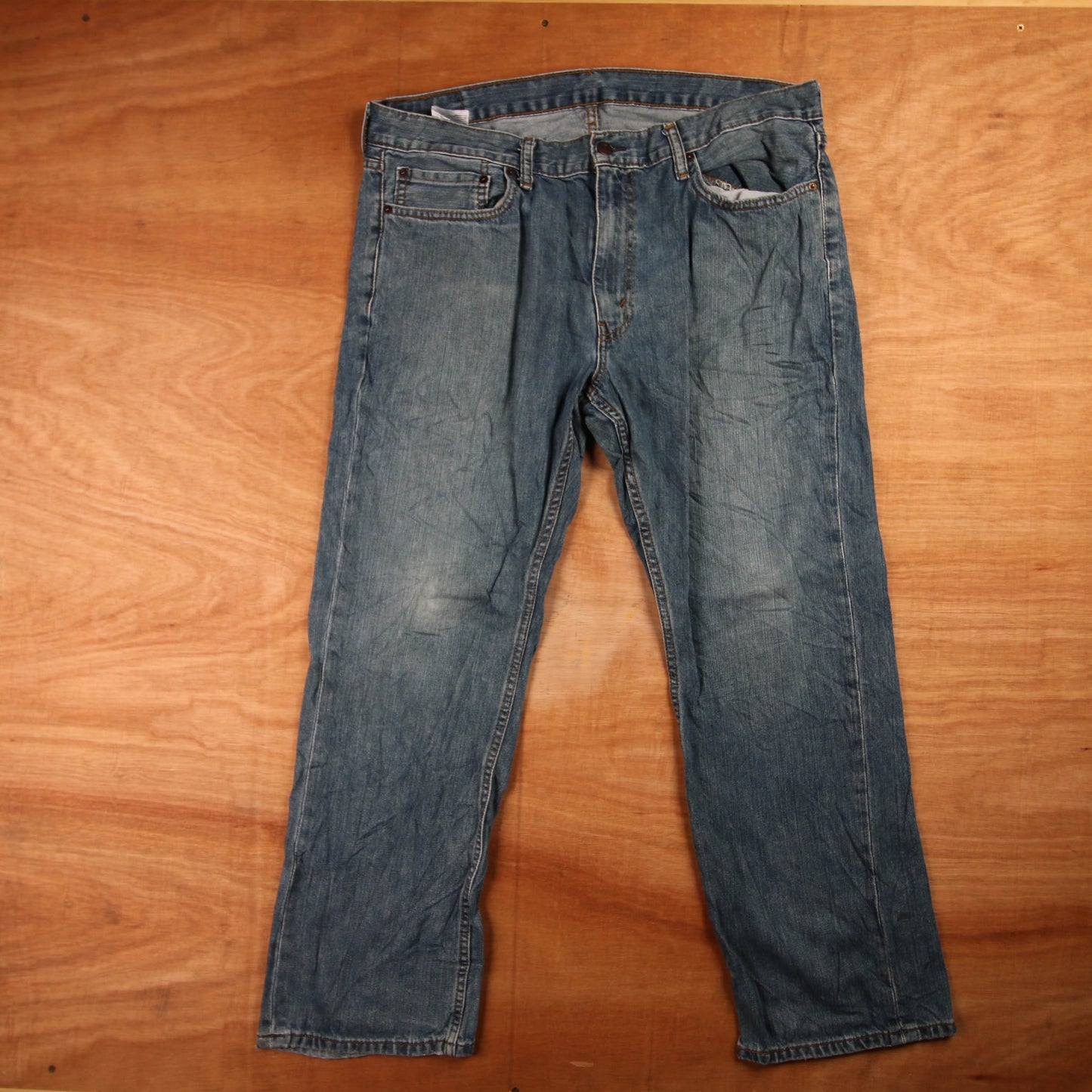 Levi's 559 Red Tab W38 L29 Straight Leg Relaxed Fit Blue Denim Jeans