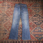 Levi's 525 W24 L29 Bootcut Slim Fit Blue Denim Jeans