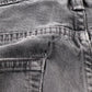 Levi's 504 W36 L32 Straight Leg Regular Fit Classic Ripped Style Grey Denim Jean
