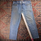 Levi's 550 Red Tab W40 L32 Tapered Leg Relaxed Fit Blue Denim Jeans