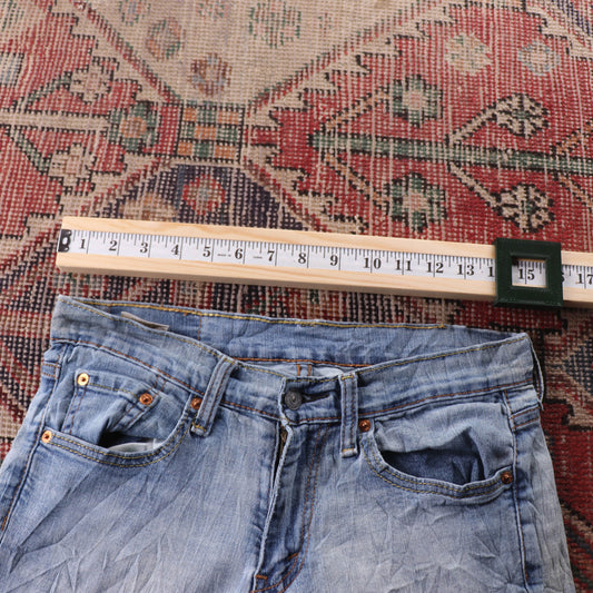 Levi's 721 Red Tab W30 L28 Slim Fit Blue Denim Jeans