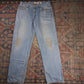 Levi's 550 W38 L32 Tapered Leg Relaxed Fit Blue Denim Jeans