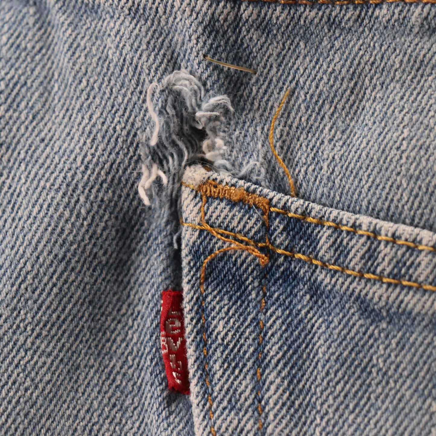 Levi's 550 W36 L32 Tapered Leg Relaxed Fit Blue Denim Jeans