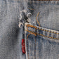 Levi's 550 W36 L32 Tapered Leg Relaxed Fit Blue Denim Jeans