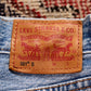 Levi's 501 W28 L28 Original Fit Classic Ripped Style Blue Denim Jeans