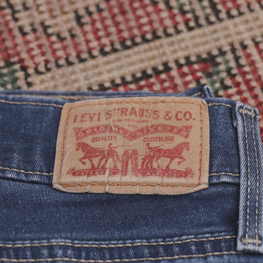 Levi's W24 L28 Skinny Blue Denim Jeans